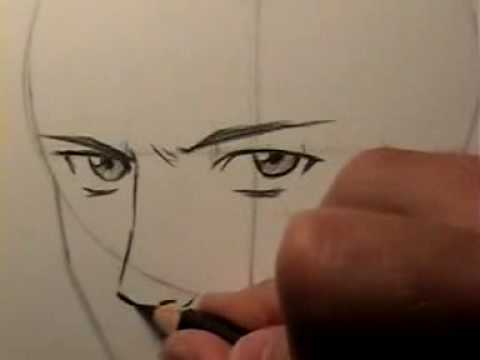 480x360 How To Draw A Realistic Manga Face - Manga Face Drawing
