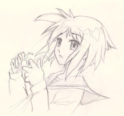 500x469 How To Draw Anime Face - Manga Face Drawing