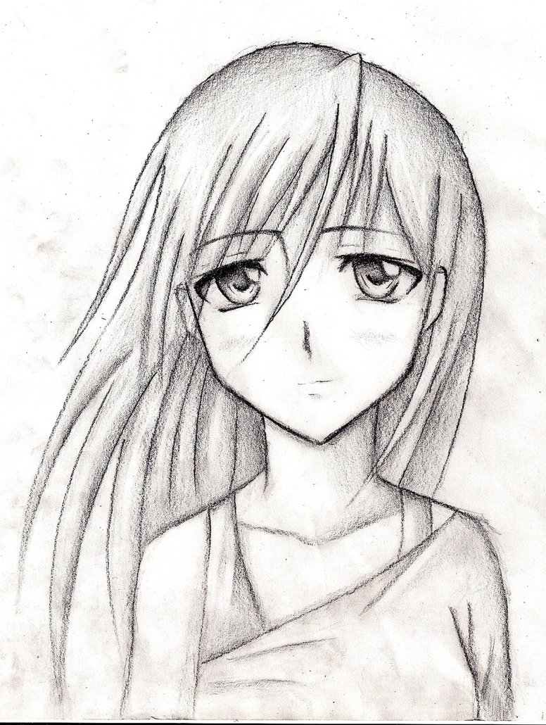 Manga Girl Drawing