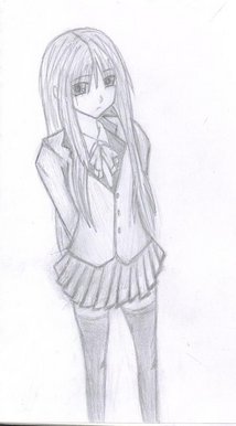 214x386 Bbc - Manga Girl Drawing