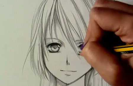 450x293 How To Draw A Manga Girl - Manga Girl Drawing