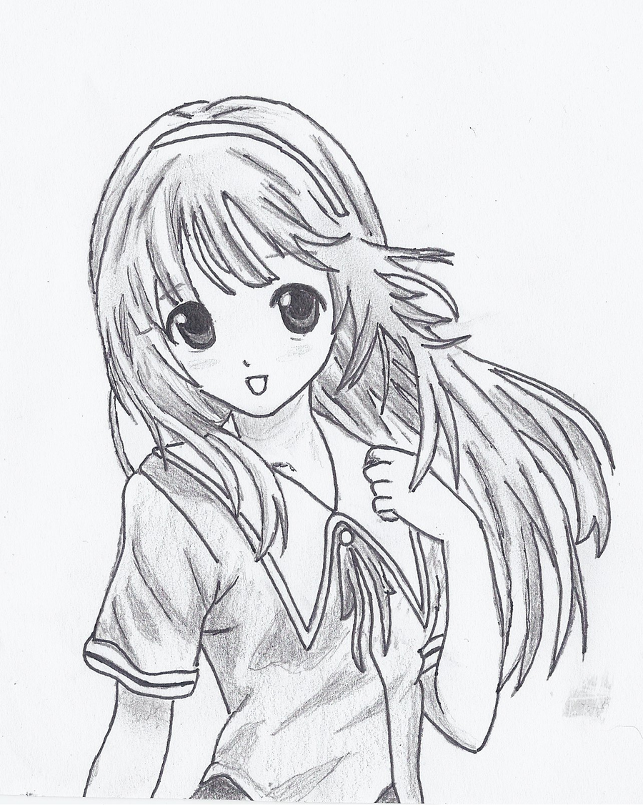 900x1126 Anime Manga Girl Drawing Anime Collection - Manga Girl Drawing
