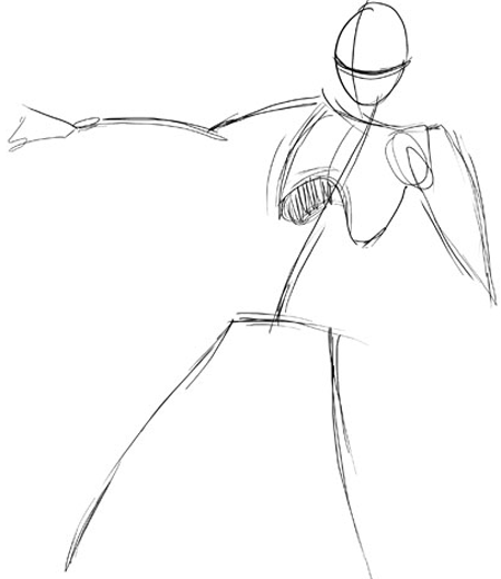 450x520 Drawing Male And Female Manga Bodies Tutorial - Manga Guy Drawing