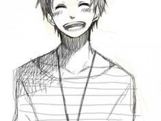 640x480 Drawn Manga Male - Manga Guy Drawing