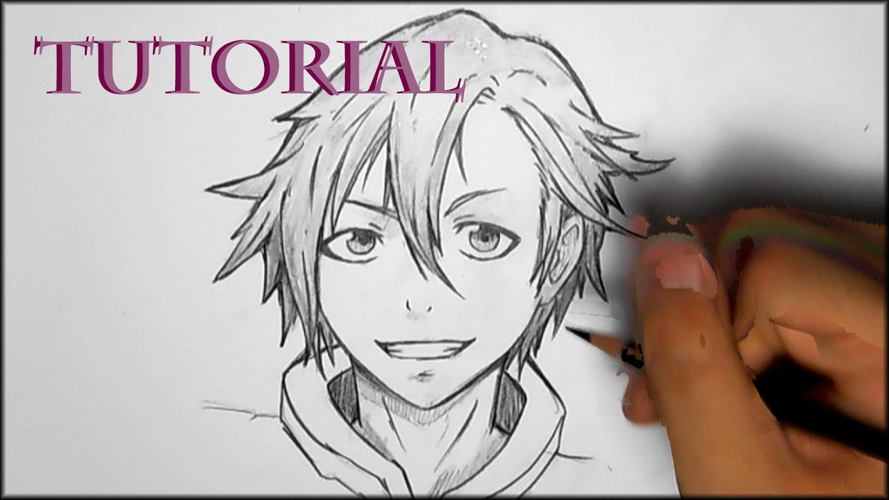 1280x720 How To Draw Manga - Manga Guy Drawing