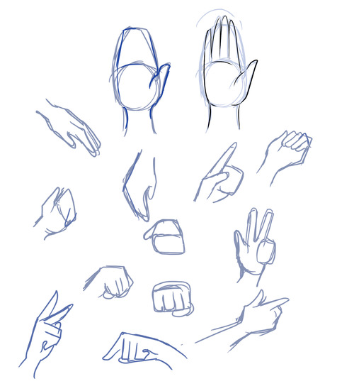500x551 how to draw manga how to draw manga hands - Manga Hand Drawing