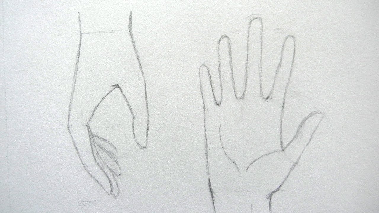 1280x720 How To Draw Manga Hands - Manga Hand Drawing