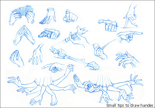 500x350 Small Tips To Draw Hands How To Draw Manga - Manga Hand Drawing