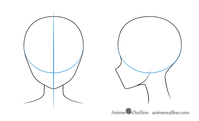675x410 How To Draw An Anime Girl's Head And Face - Manga Head Drawing