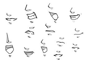 300x200 How To Draw Manga Mouths - Manga Mouth Drawing
