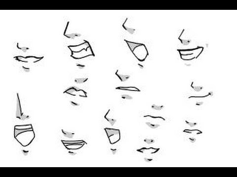 480x360 How To Draw Manga Mouths - Manga Mouth Drawing