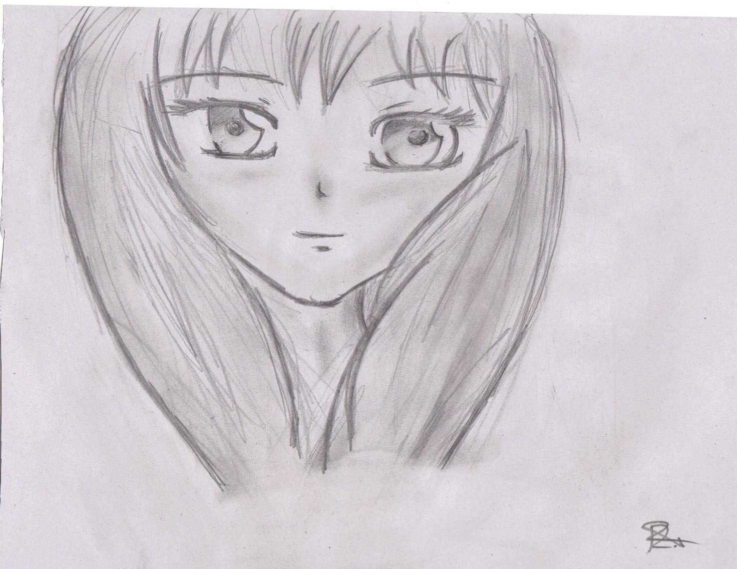 Manga Style Drawing at PaintingValley.com | Explore collection of Manga ...