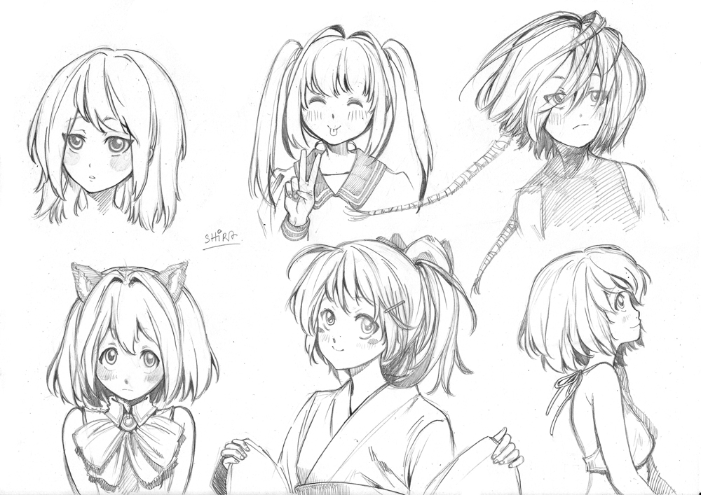 1000x707 Anime Style Drawings - Manga Style Drawing