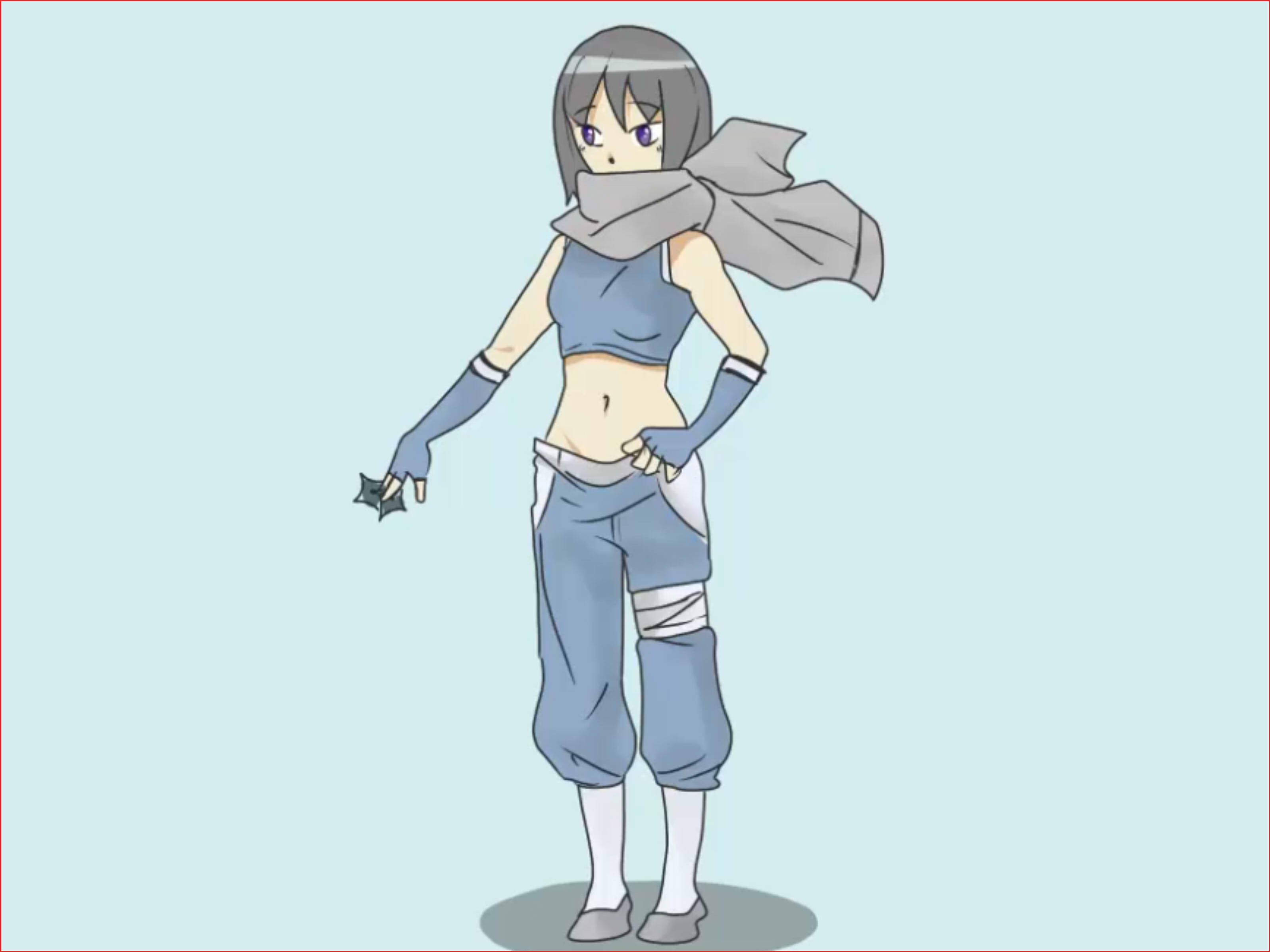 3200x2400 anime girl drawing easy easy ways to draw manga wikihow - Manga Woman Drawing