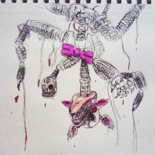 500x500 Mangle Drawing Five Nights At Freddy's Amino - Mangle Drawing