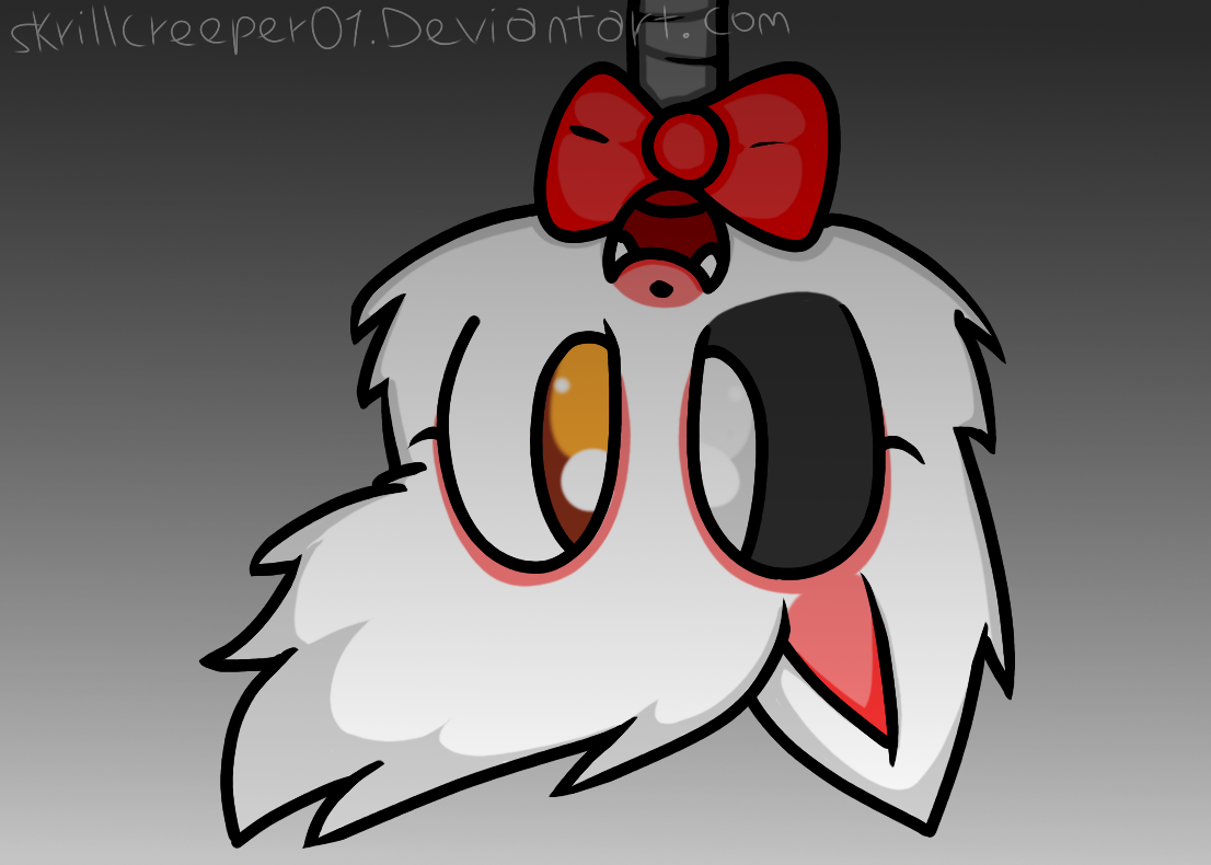 1106x790 How To Draw Cute Mangle - Mangle Drawing