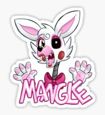 210x230 Fnaf Mangle Drawing Stickers Redbubble - Mangle Fnaf Drawing