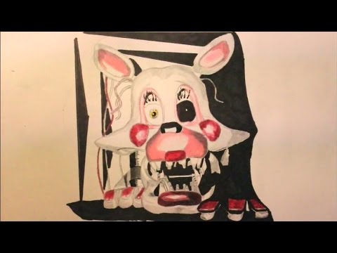 480x360 How To Draw Mangle From Five Nights At Freddy - Mangle Fnaf Drawing