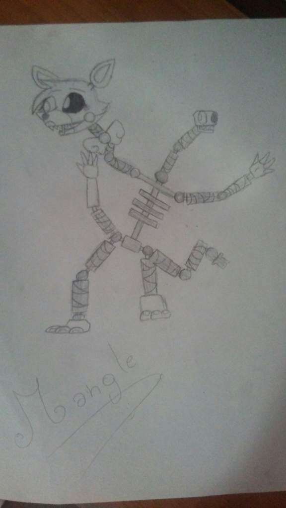 Mangle Fnaf Drawing At Paintingvalley Com Explore Collection Of Mangle Fnaf Drawing