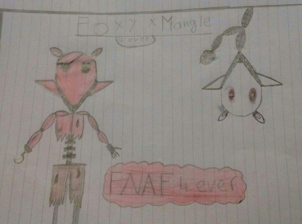1024x760 Fnaf Drawings Five Nights At Freddy's Amino - Mangle Fnaf Drawing