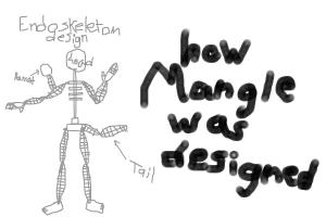 300x200 Fnaf Mangle's Endoskeleton Design - Mangle Fnaf Drawing
