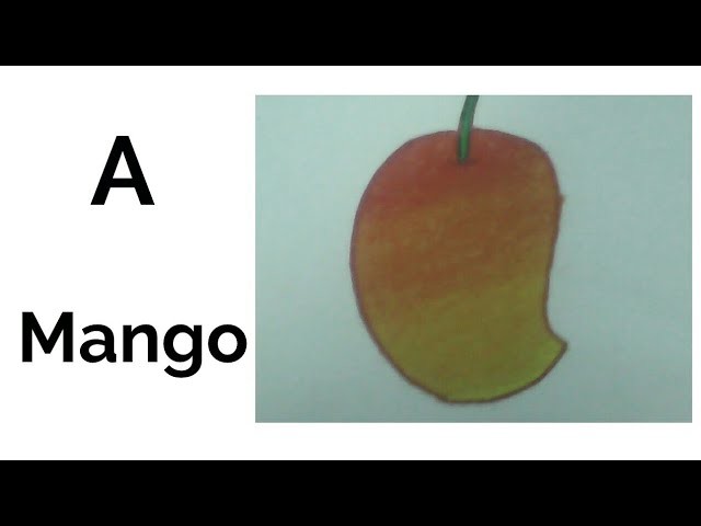 640x480 how to draw a mango, easy mango drawing - Mango Drawing