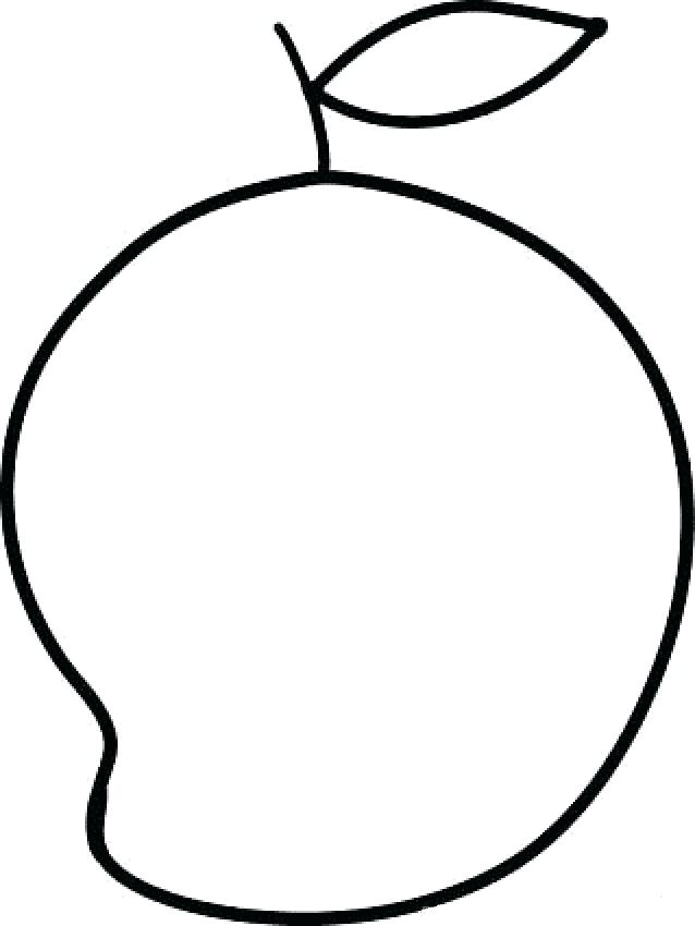 638x850 Mangoes Drawing Free Download - Mango Drawing