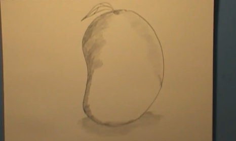 466x279 How To Draw A Mango Step - Mango Images For Drawing