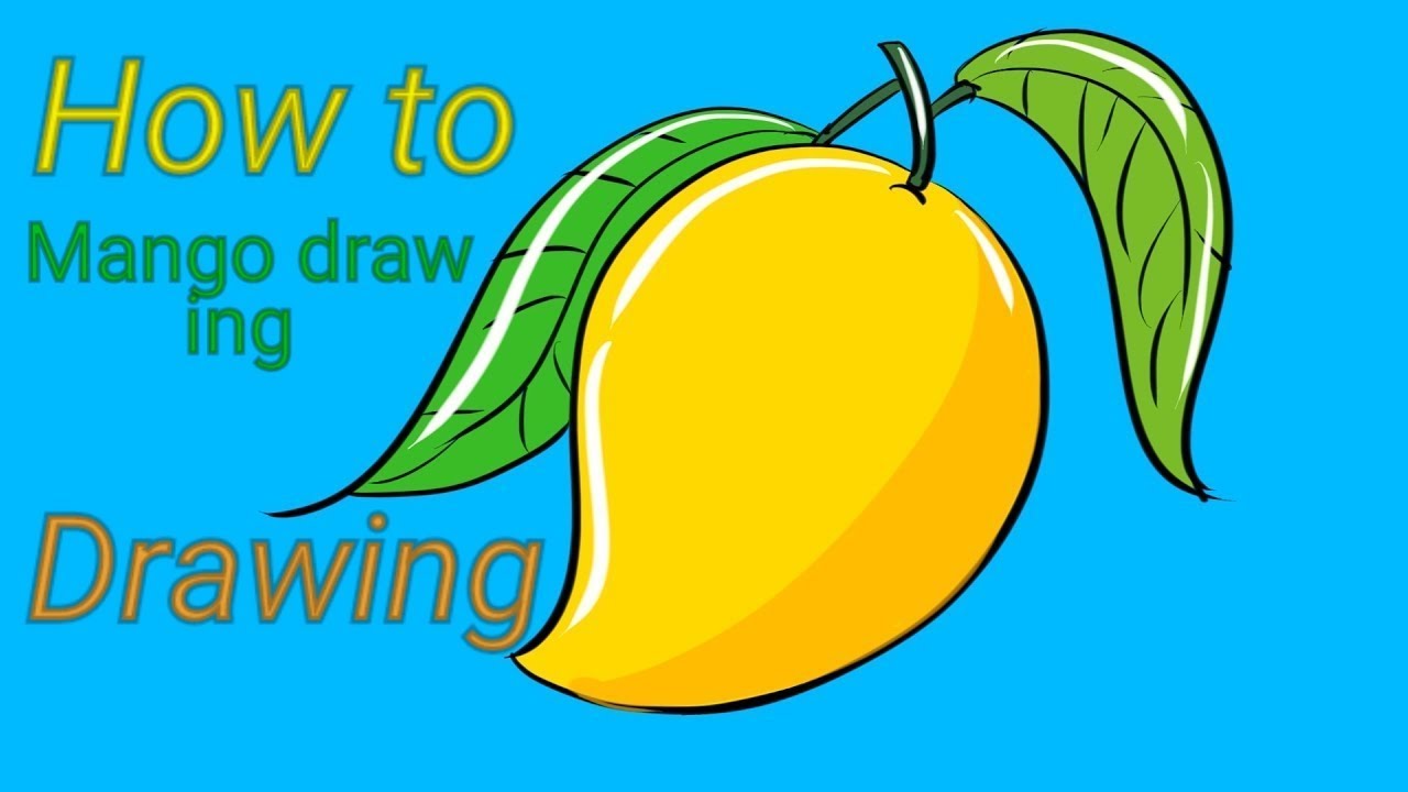 Mango Images For Drawing at PaintingValley.com | Explore collection of ...
