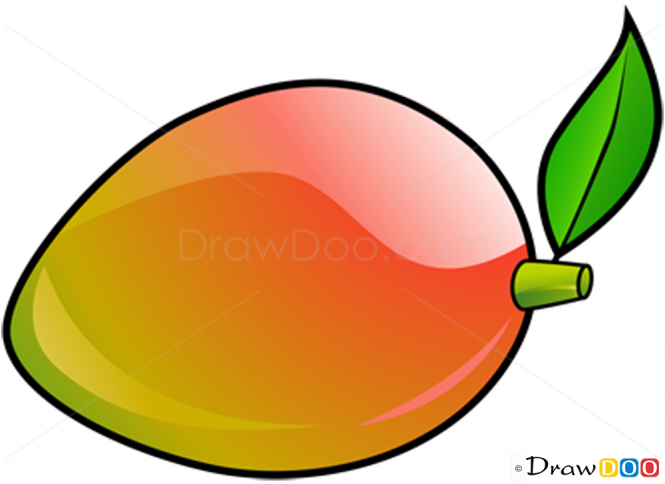 665x484 Mangoes Drawing Easy For Free Download - Mango Images For Drawing