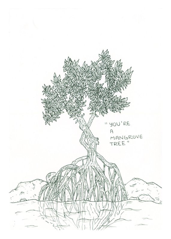 570x798 Mangrove Tree Etsy - Mangrove Tree Drawing