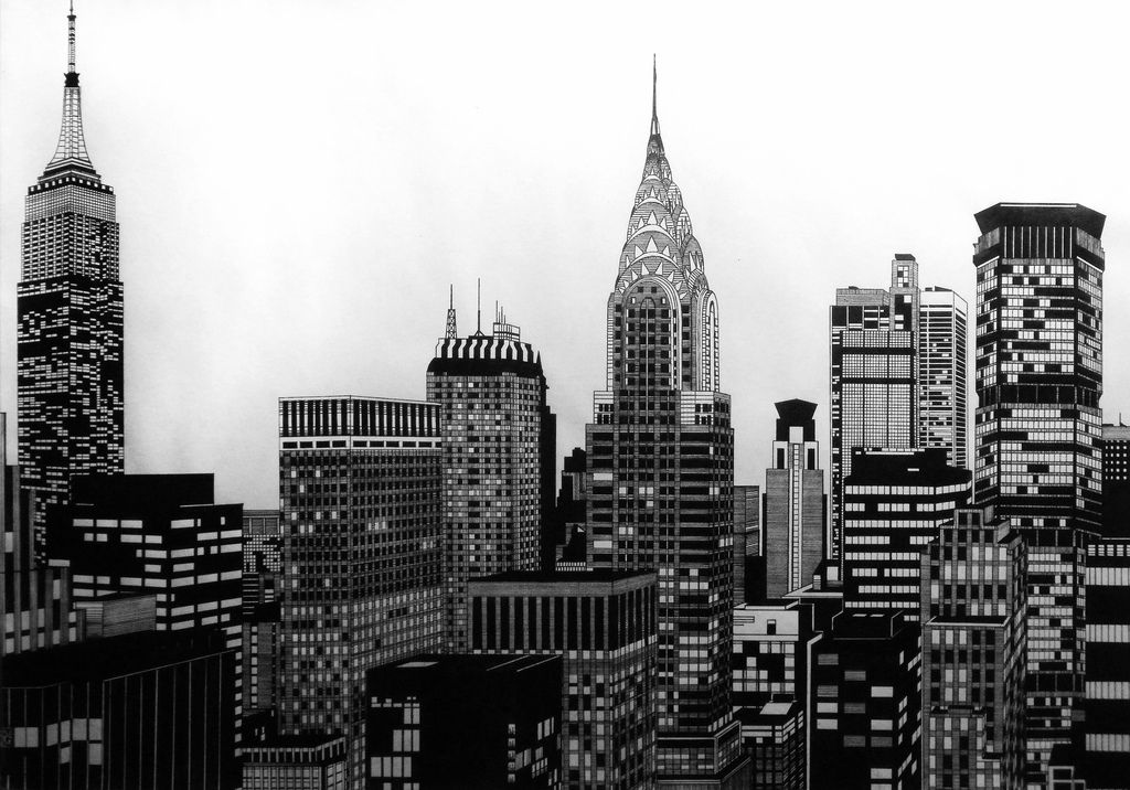 Manhattan Drawing at Explore collection of