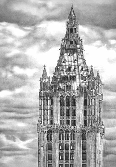 375x538 cloud over manhattan drawing - Manhattan Drawing