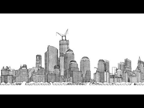 480x360 matteo pericoli talks about drawing the manhattan skyline - Manhattan Skyline Drawing