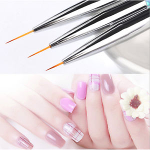 300x300 Handle Liner Nail Brush Drawing Painting Tools Flower Pen Manicure - Manicure Drawing
