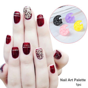 300x300 New Nail Art Palette Nail Polish Color Mixing Drawing Tray - Manicure Drawing