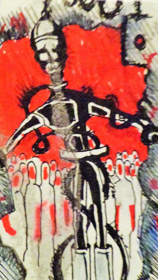 509x900 Mankind Drawing - Mankind Drawing