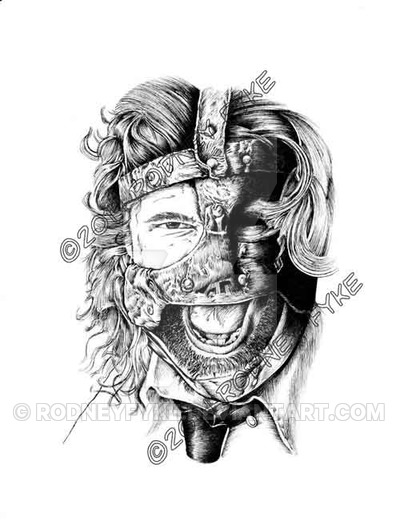 400x525 mankind mick foley pencils and inks - Mankind Drawing