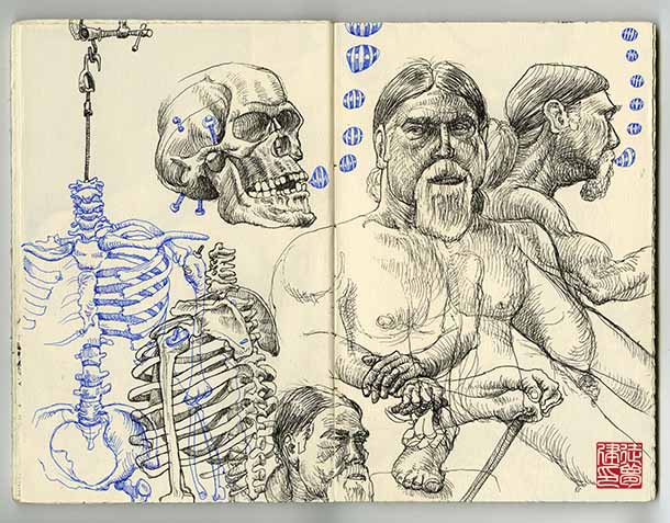 610x477 Tommy Kane's Art Blog Mankind - Mankind Drawing