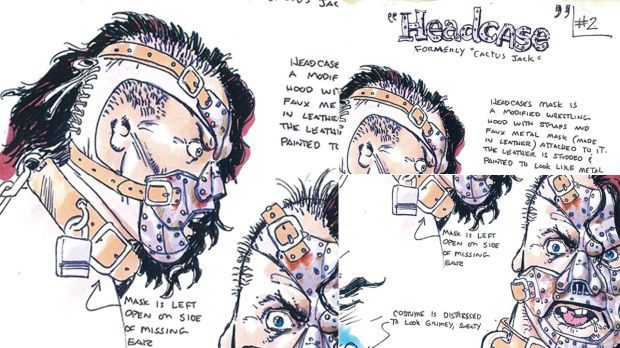 620x348 Wrestling Fans This Gallery Of Wwe Concept Art For The Rock - Mankind Drawing