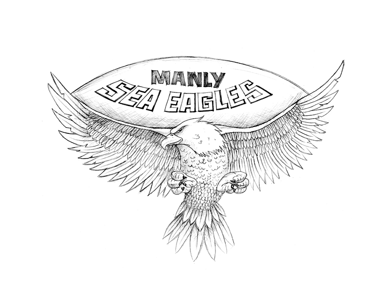 800x600 manly sea eagles - Manly Drawing
