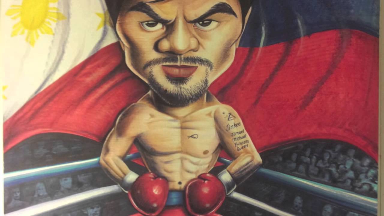 1280x720 drawing manny pacquiao caricature - Manny Pacquiao Drawing