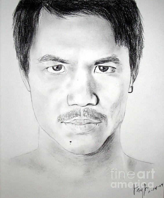566x684 filipino superstar and world champion boxer manny pacquiao - Manny Pacquiao Drawing