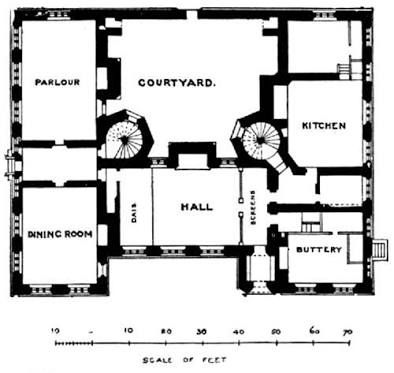 394x373 image result for plan of a medieval manor house medieval - Manor House Drawing