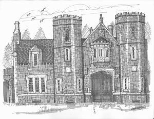 Manor House Drawing at PaintingValley.com | Explore collection of Manor