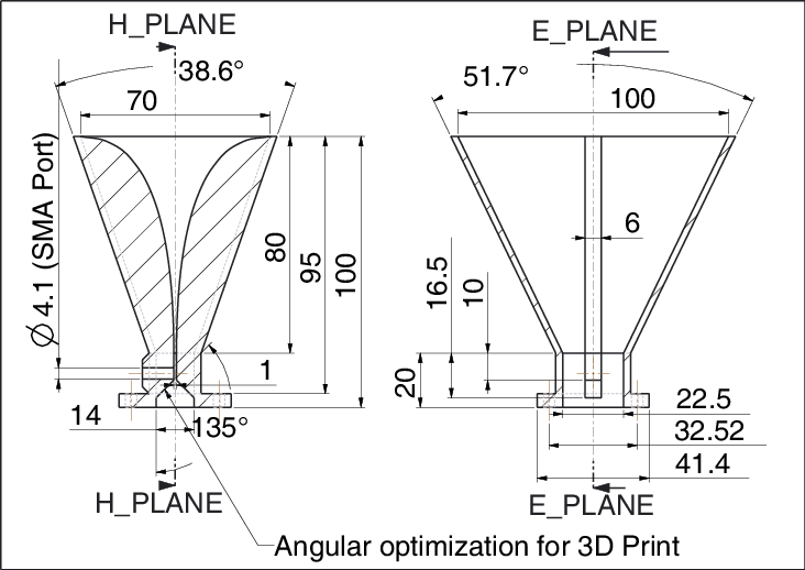 732x518 manufacturing drawing of the drha showing the sectional views - Manufacturing Drawing