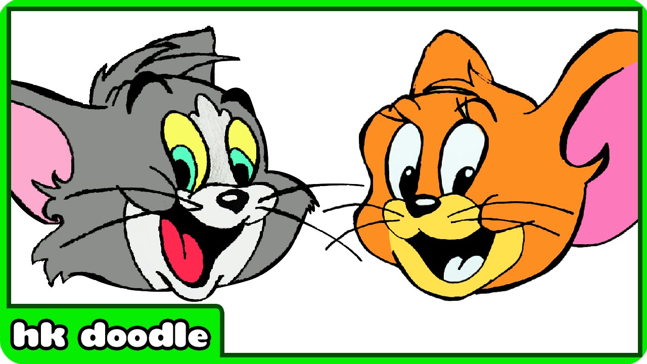 1280x720 How To Draw Tom Jerry And Many More Cartoon Drawings - Many Drawing