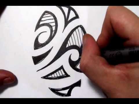 480x360 sketching a maori tribal picture - Maori Drawings