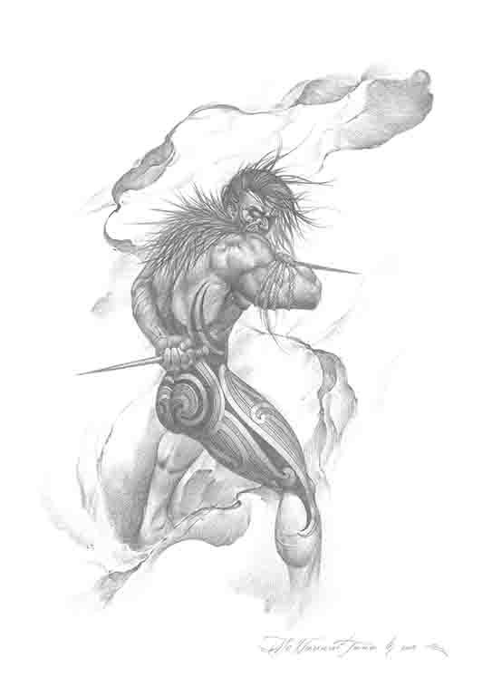 543x768 atua - Maori Drawings