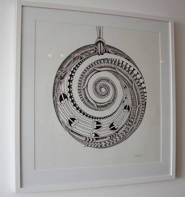 375x399 cook island maori drawings for sale saatchi art - Maori Drawings